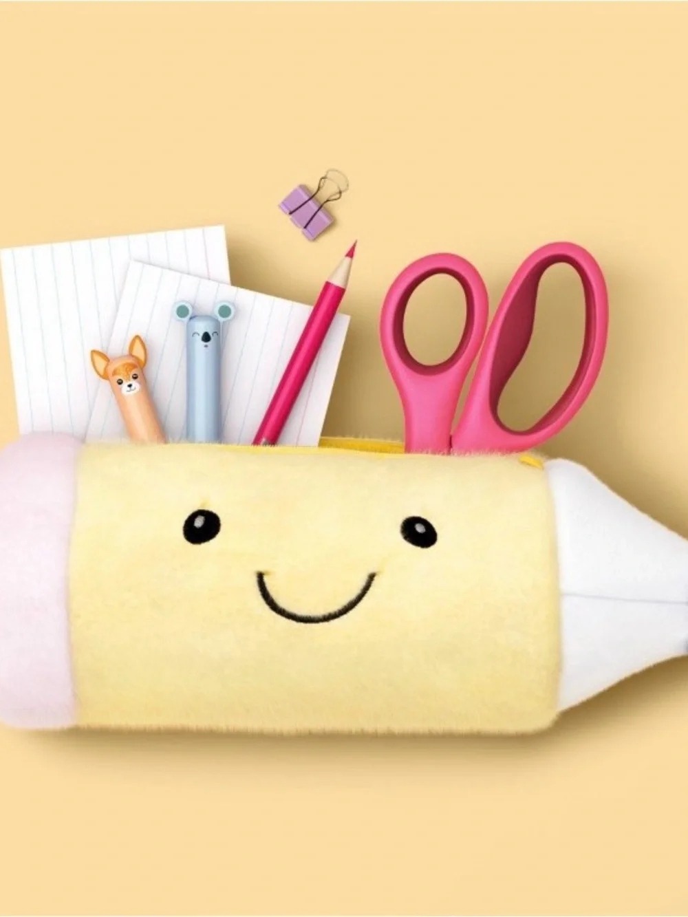 Pencil Shape Plush Pencil Pouch - up&up™